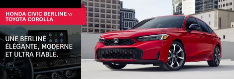 Comparaison entre la Honda Civic Berline vs Toyota Corolla : laquelle dominerait votre quotidien?