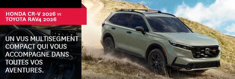 Comparaison Honda CR-V vs Toyota RAV4 : quel VUS compact choisir en 2026?