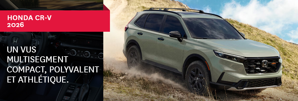 Honda CR-V 2026 à Lévis : le VUS compact pensé pour le Québec