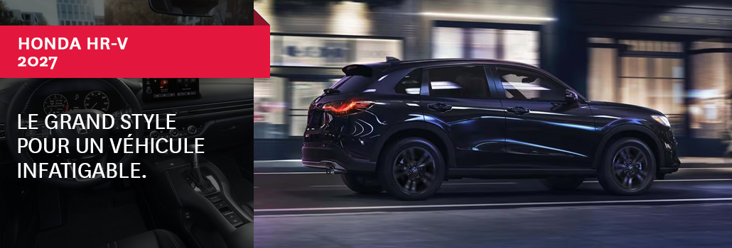 Honda HR-V 2027 : le VUS compact idéal pour les conducteurs de Lévis et de la région de Québec